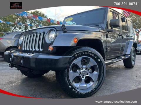 2017 Jeep Wrangler Unlimited for sale at Amp Auto Collection in Fort Lauderdale FL