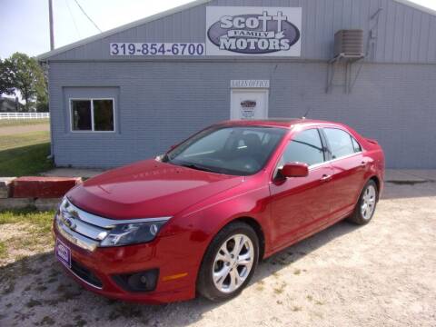 2012 Ford Fusion for sale at SCOTT FAMILY MOTORS in Springville IA