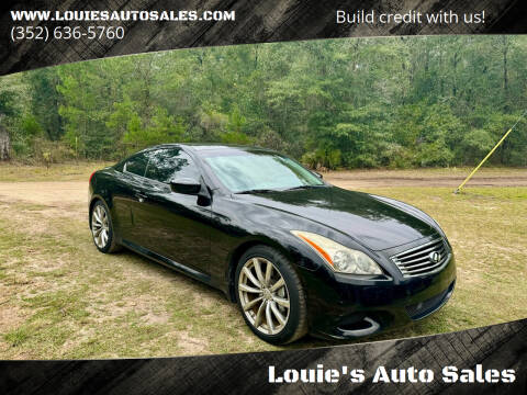 2008 Infiniti G37 for sale at Louie's Auto Sales in Leesburg FL