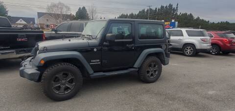 2013 Jeep Wrangler for sale at Jeff's Sales & Service in Presque Isle ME