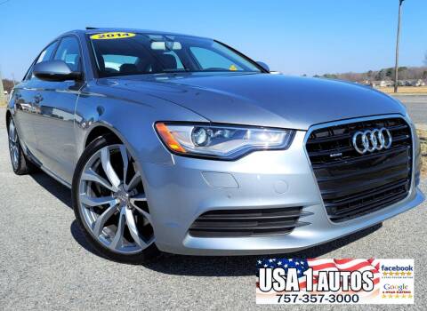 2014 Audi A6 for sale at USA 1 Autos in Smithfield VA
