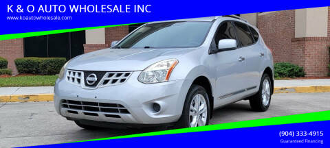 2012 Nissan Rogue for sale at K & O AUTO WHOLESALE INC in Jacksonville FL