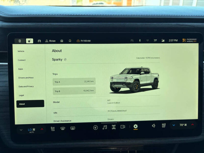 2022 Rivian R1T Launch Edition