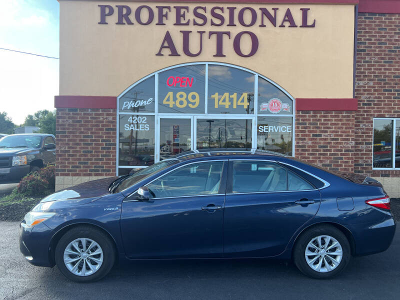 2016 Toyota Camry Hybrid for sale at Professional Auto Sales & Service in Fort Wayne IN