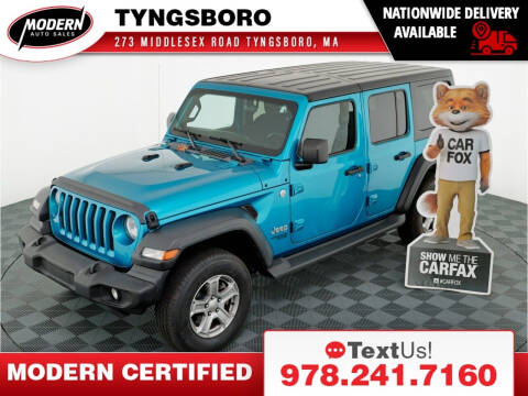 2020 Jeep Wrangler Unlimited for sale at Modern Auto Sales in Tyngsboro MA