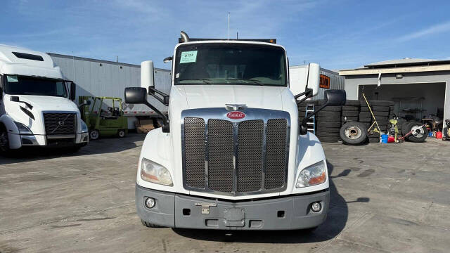 2018 PETERBILT 579 SUPER 10 DUMP TRUCK 18' NEW BODY for sale at KING TRUCK TRAILER SALES in Bakersfield, CA