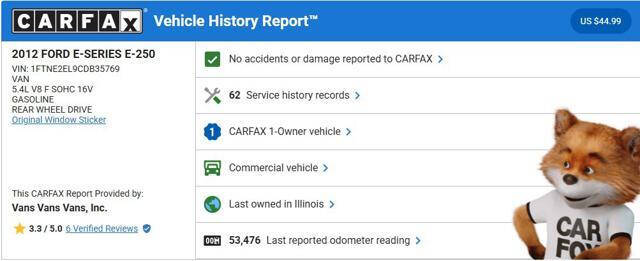2012 Ford E-Series E-250