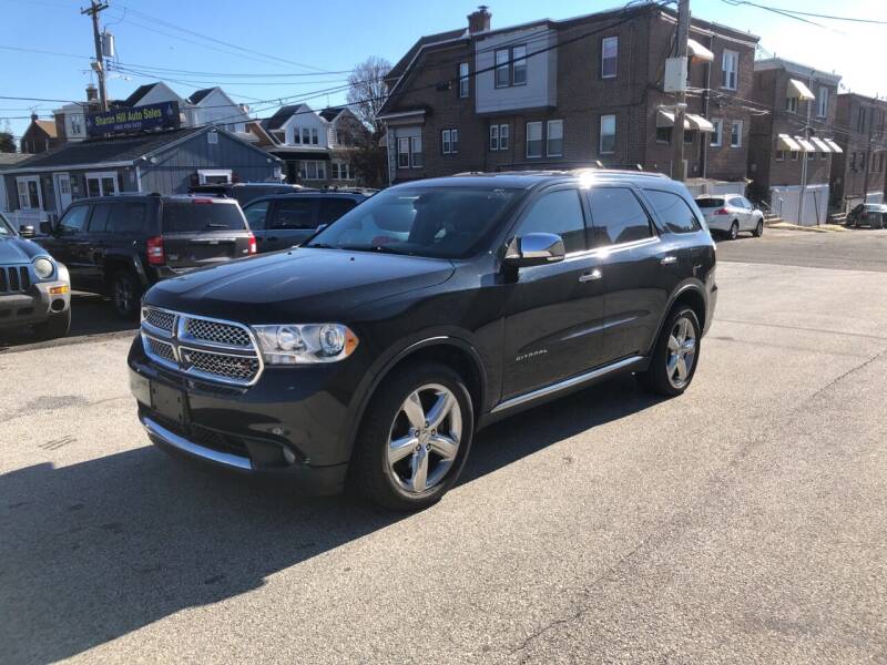 2013 Dodge Durango for sale at Sharon Hill Auto Sales LLC in Sharon Hill PA