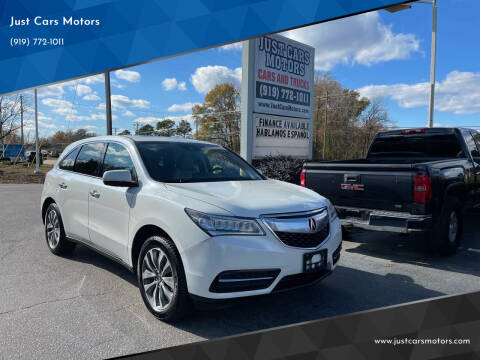 2016 Acura MDX for sale at Just Cars Motors in Raleigh NC