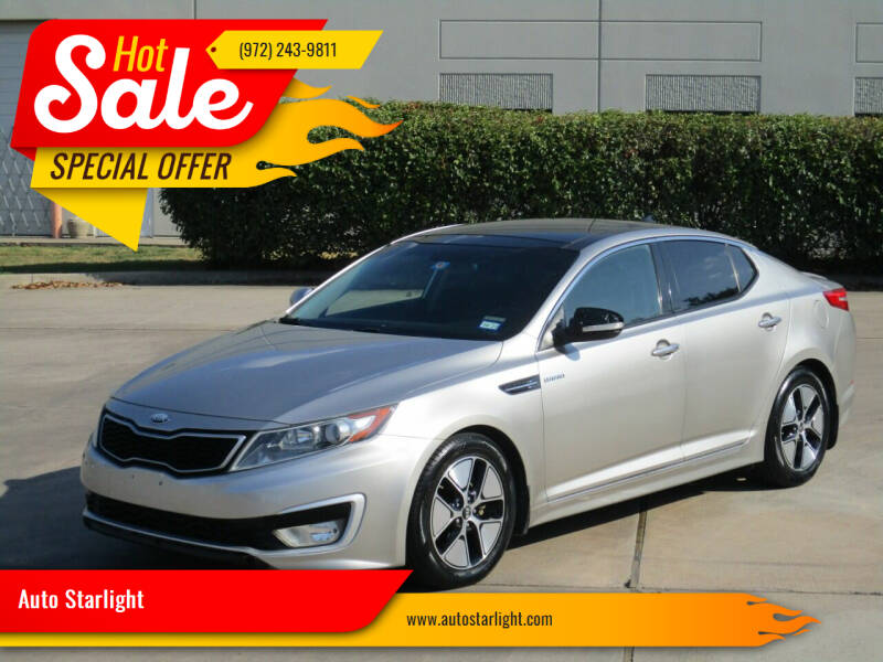 2013 Kia Optima Hybrid for sale at Auto Starlight in Dallas TX