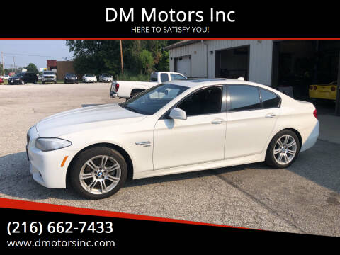 2012 BMW 5 Series for sale at DM Motors Inc in Maple Heights OH