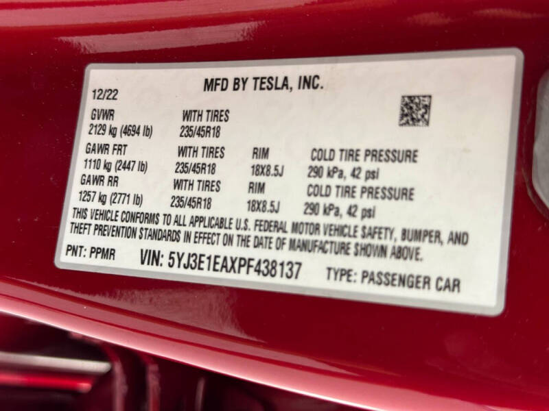2023 Tesla Model 3