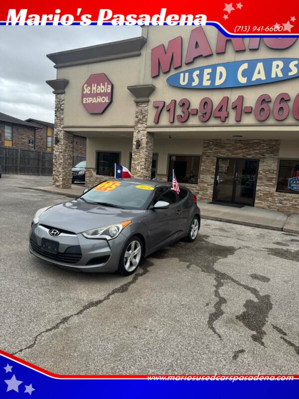 2014 Hyundai Veloster for sale at Mario's Pasadena in Pasadena TX