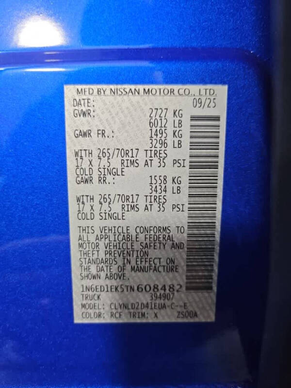 2026 Nissan Frontier PRO-4X