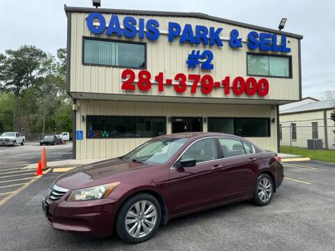 2012 Honda Accord for sale at OASIS PARK & SELL in Spring TX