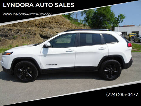 2016 Jeep Cherokee for sale at LYNDORA AUTO SALES in Lyndora PA