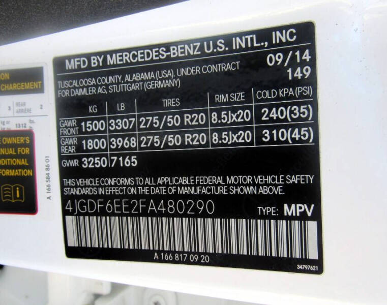 2015 Mercedes-Benz GL-Class GL 450 4MATIC