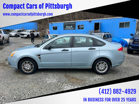 2008 Ford Focus for sale at Compact Cars of Pittsburgh in Pittsburgh PA
