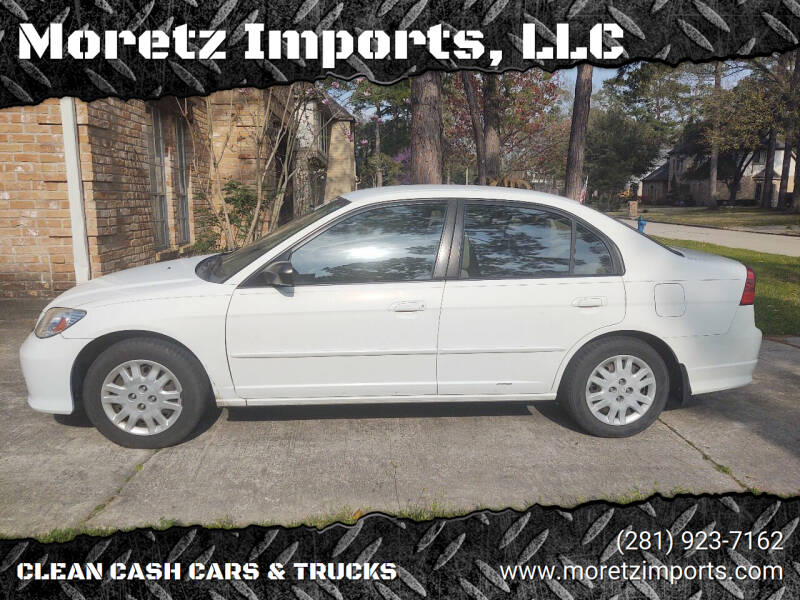 2004 Honda Civic for sale at Moretz Imports, LLC in Spring TX
