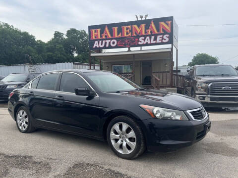 2008 Honda Accord for sale at HALEMAN AUTO SALES in San Antonio TX