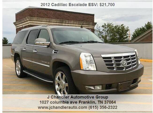 2012 Cadillac Escalade ESV for sale at Franklin Motorcars in Franklin TN