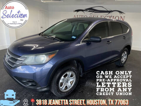 2013 Honda CR-V for sale at Auto Selection Inc. in Houston TX