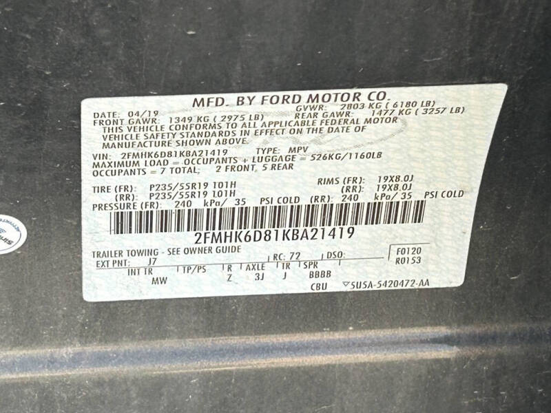 2019 Ford Flex Limited