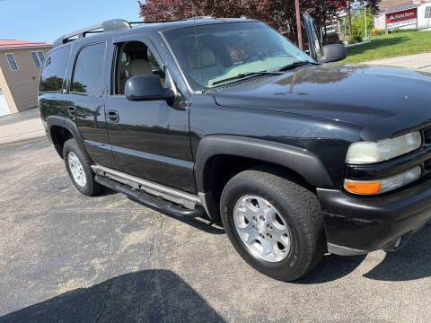 2003 Chevrolet Tahoe for sale at Berwyn S Detweiler Sales & Service in Uniontown PA