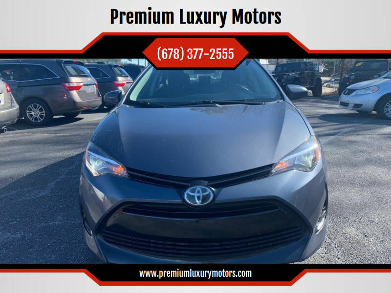 2017 Toyota Corolla for sale at Premium Luxury Motors in Grayson GA