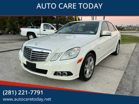 2011 Mercedes-Benz E-Class for sale at AUTO CARE TODAY in Spring TX