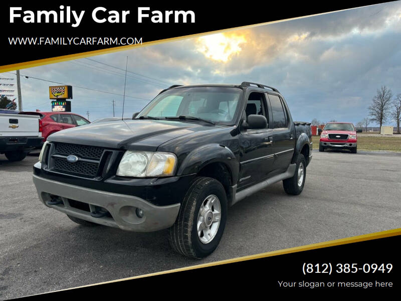 2001 Ford Explorer Sport Trac for sale at Family Car Farm in Princeton IN