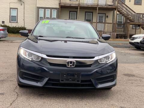 2018 Honda Civic for sale at Tonny's Auto Sales Inc. in Brockton MA