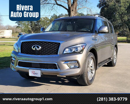 2016 Infiniti QX80 for sale at Rivera Auto Group in Spring TX
