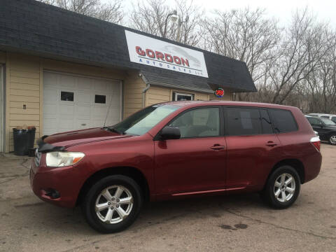 2008 Toyota Highlander for sale at Gordon Auto Sales LLC in Sioux City IA