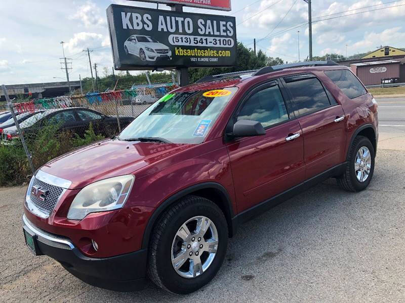 2010 GMC Acadia for sale at KBS Auto Sales in Cincinnati OH