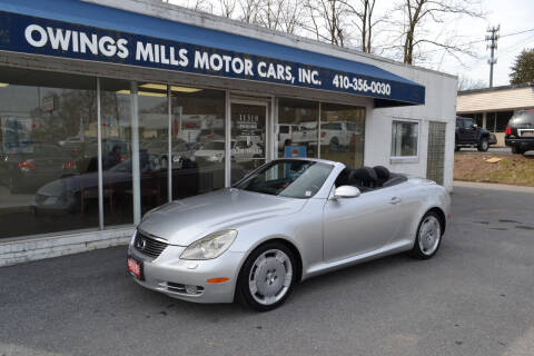 2008 Lexus SC 430 for sale at Owings Mills Motor Cars in Owings Mills MD