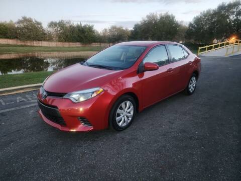 2016 Toyota Corolla for sale at Carcoin Auto Sales in Orlando FL