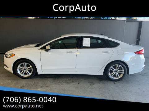 2018 Ford Fusion for sale at CorpAuto in Cleveland GA