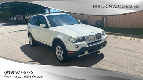 2008 BMW X3 for sale at Horizon Auto Sales in Raleigh NC