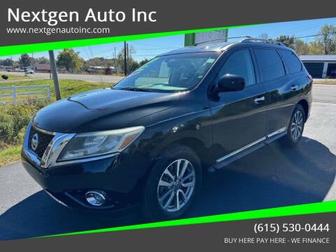 2015 Nissan Pathfinder for sale at Nextgen Auto Inc in Smithville TN