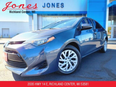 2017 Toyota Corolla for sale at Jones Chevrolet Buick Cadillac in Richland Center WI