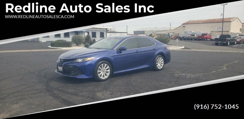 2018 Toyota Camry for sale at Redline Auto Sales Inc in Sacramento CA