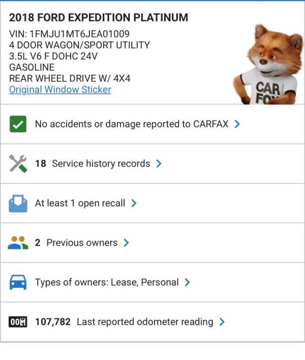 2018 Ford Expedition Platinum