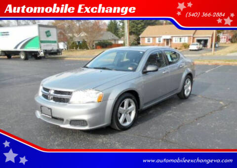 2013 Dodge Avenger for sale at Automobile Exchange in Roanoke VA