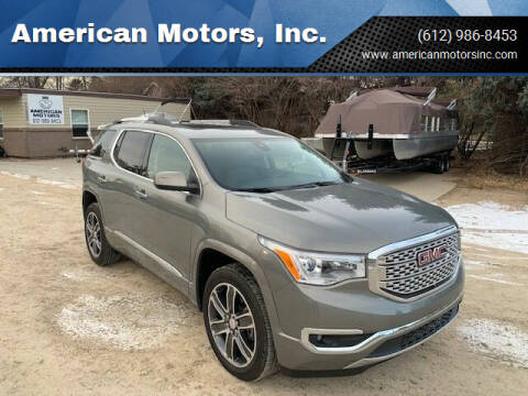 2019 GMC Acadia for sale at American Motors, Inc. in Farmington MN