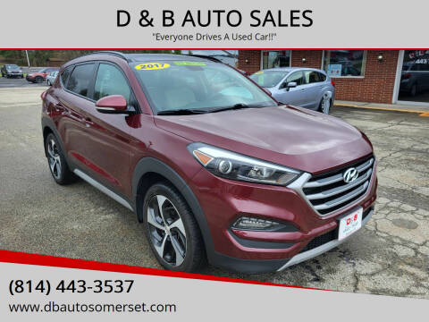 2017 Hyundai Tucson for sale at D & B AUTO SALES in Somerset PA
