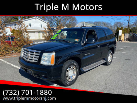 2002 Cadillac Escalade for sale at Triple M Motors in Point Pleasant NJ