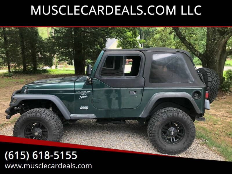 2000 Jeep Wrangler for sale at MUSCLECARDEALS.COM LLC in White Bluff TN