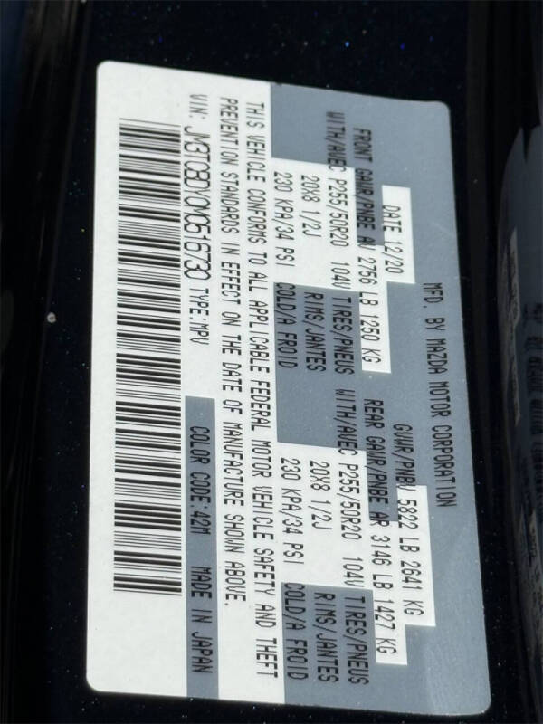 2021 Mazda CX-9 Grand Touring