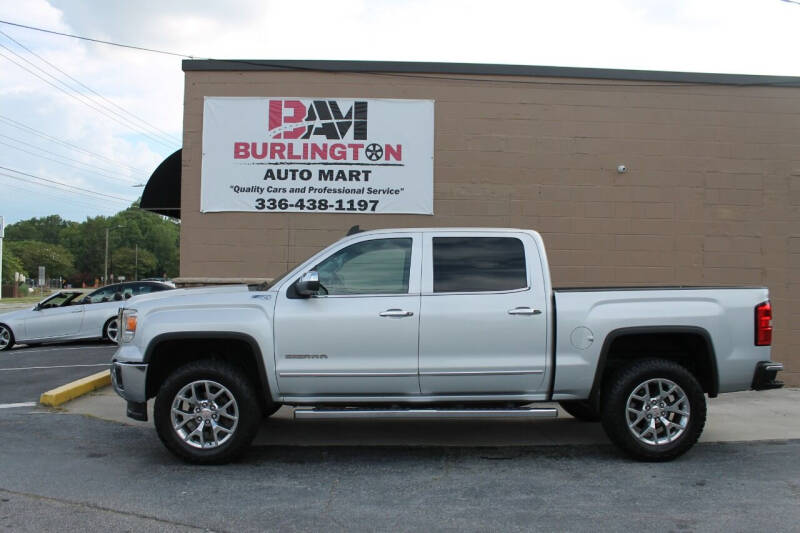 2015 GMC Sierra 1500 for sale at Burlington Auto Mart in Burlington NC